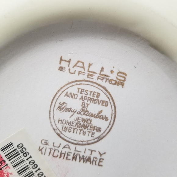 Vintage Hall’s Superior Mary Dunbar Jewel Tea Autumn Leaf Ball Pitcher - A - Picture 10 of 12